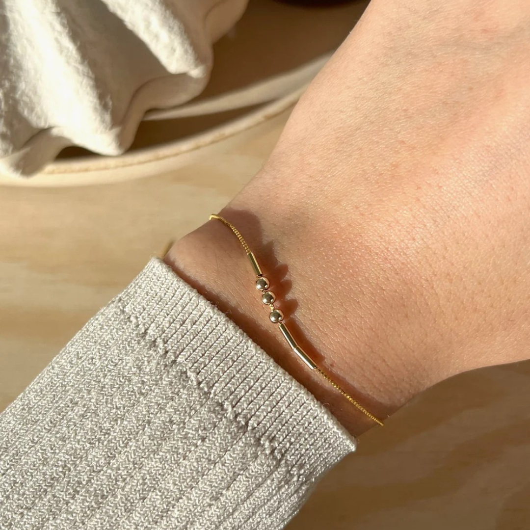 モールスコードブレスレット