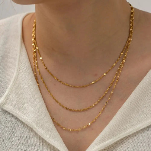 Gelaagde Goldie-ketting