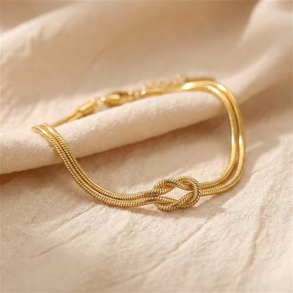 Matching Knot Bracelet Set